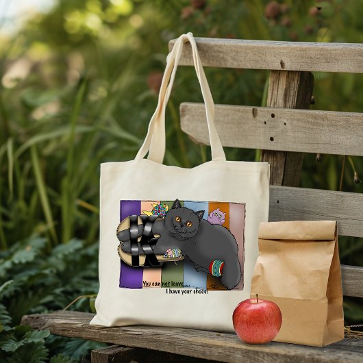 ブリティッシュ・ショートヘアのキャットサンダルおもしろいキュート トートバッグ
