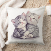 ブリティッシュ・ショートヘアの子猫 クッション (ブランケット)