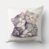 ブリティッシュ・ショートヘアの子猫 クッション (正面)