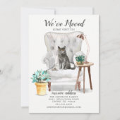 ブリティッシュ・ショートヘアの猫の動きのお知らせ 案内状 (正面)