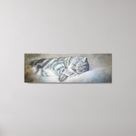 ブリティッシュ・ショートヘアの甘い夢 キャンバスプリント