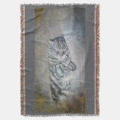 ブリティッシュ・ショートヘアの甘い夢 スローブランケット (正面縦)