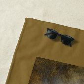 ブリティッシュ・ショートヘアの甘い夢 ビーチタオル (インサイチュ)