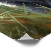 ブリティッシュ・ショートヘア・キャットアートプリントポスター ポスター (角)