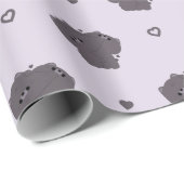 ブリティッシュ・ショートヘア・キャット・カップル ラッピングペーパー (ロールコーナー)