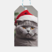 ブリティッシュ・ショートヘア・クリスマス ギフトタグ (裏面)