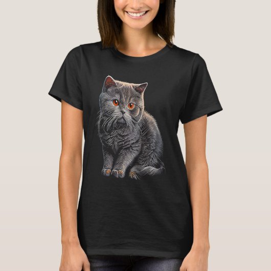 ブリティッシュ+ショートヘア+7 Tシャツ (正面)