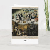 ブリティッシュ・スクルージ・クイーンビクトリア・クリスマスディナー シーズンカード (裏面)