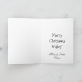 ブリティッシュ・スクルージ・クイーンビクトリア・クリスマスディナー シーズンカード (内部)