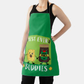 ブリティッシュ・チェダーチーズとピクルス愛好家 エプロン (インサイチュ)