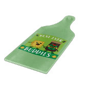 ブリティッシュ・チェダーチーズとピクルス愛好家 カッティングボード (角)