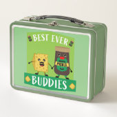 ブリティッシュ・チェダーチーズとピクルラバーズ・メタルLun メタルランチボックス (正面)