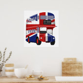 ブリティッシュ・バス ポスター (キッチン)