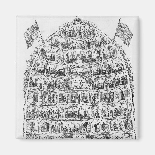 ブリティッシュ・ビーハイブ， 1867 マグネット (正面)