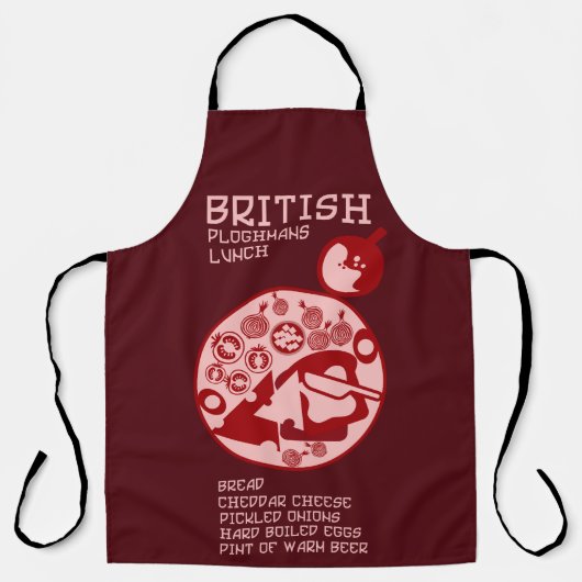 ブリティッシュ・ポーマン・ランチ エプロン (正面)