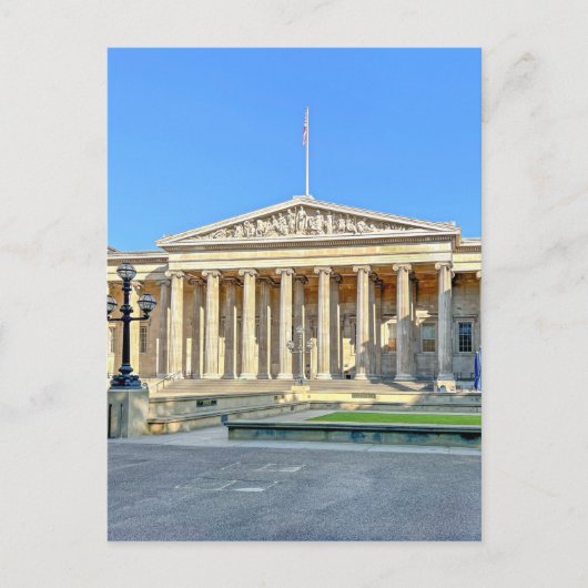 ブリティッシュ・ミュージアム、ブルームズベリー、ロンドン英国はがき ポストカード (正面)