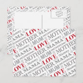 ブリティッシュ・ムームのヴィンテージ・マザーズ・デイまたは誕生日 ポストカード (正面/裏面)