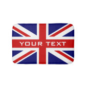 ブリティッシュ・ユニオン・ジャック国旗のバスルームスリップまたは滑ることノンバスマット バスマット (正面)