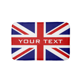 ブリティッシュ・ユニオン・ジャック国旗のバスルームスリップまたは滑ることノンバスマット バスマット