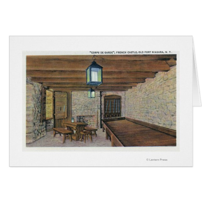 ブリティッシュ・リダウトフランスの、兵舎、パウダー・マガジン (正面横)