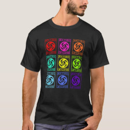 ブリティッシュ・レイランドのカラフルな車のデザイン Tシャツ