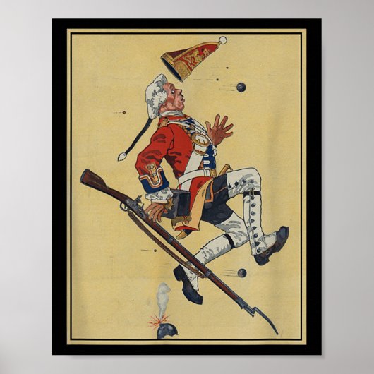 ブリティッシュ・レッドコートソルジャーの銃弾 – アメリカ ポスター (正面)