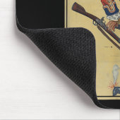 ブリティッシュ・レッドコートソルジャーの銃弾 – アメリカ マウスパッド (コーナー)