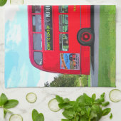 ブリティッシュ・レッド・バス キッチンタオル (折り畳み)