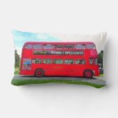 ブリティッシュ・レッド・バス ランバークッション (裏面)