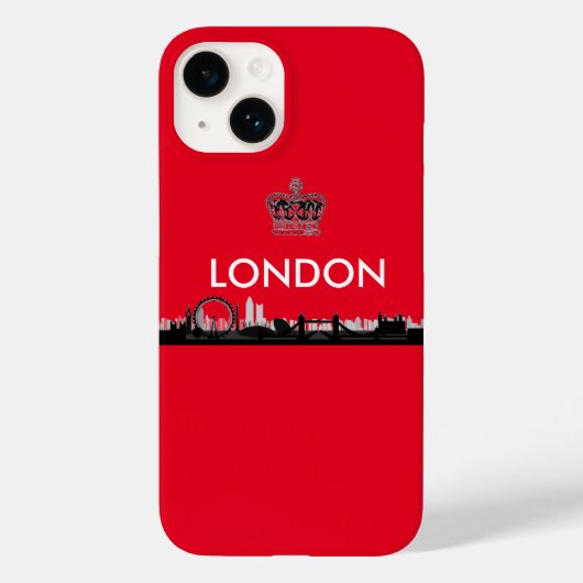 ブリティッシュ・レッド・ロンドン・ケース・メイトiPhoneケース Case-Mate iPhoneケース (裏面)