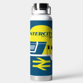 ブリティッシュ・レール都市クラシック間の列車愛好家 ウォーターボトル (背面)