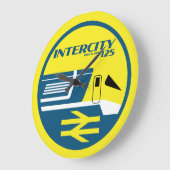 ブリティッシュ・レール都市クラシック間の列車愛好家 ラージ壁時計 (傾斜)