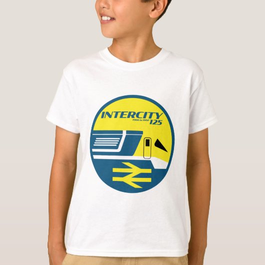 ブリティッシュ・レール都市クラシック間の列車愛好家 Tシャツ (正面)