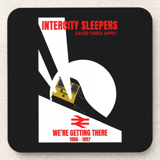 ブリティッシュ・レール・トレイン愛好家 コースター (正面)