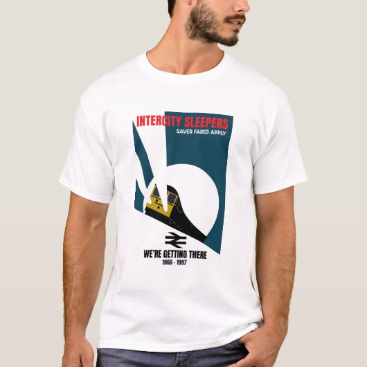 ブリティッシュ・レール・トレイン愛好家 Tシャツ (正面)
