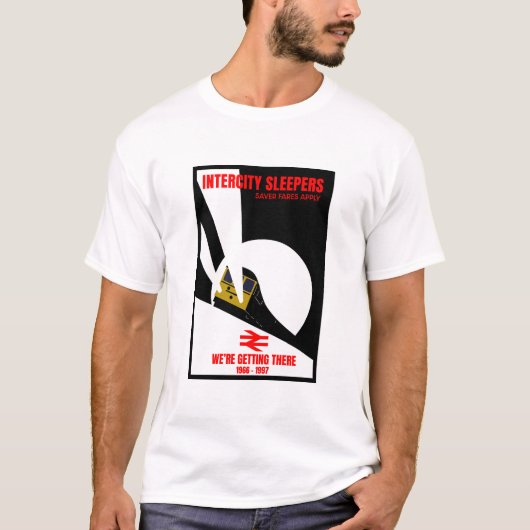 ブリティッシュ・レール・トレイン愛好家 Tシャツ (正面)