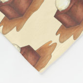 ブリティッシュSticky Toffeeプリン英語デザート フリースブランケット (角)