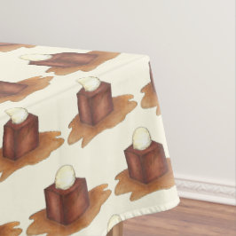 ブリティッシュSticky Toffee Pudingデザートスイーツフード テーブルクロス