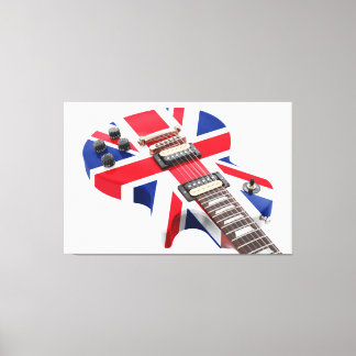 ブリティッ来クはギター40x60 キャンバスプリント