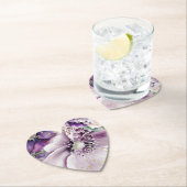 ブリティッ王室のクパープルフローラ紙コースター ペーパーコースター (インサイチュ)