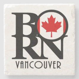 ブリティッ生まれクコロンビア州旗（カナダ国旗） ストーンコースター