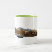 ブリテンの戦いからの短気者 ツートーンマグカップ (中央)