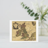 ブリテン素晴らしパノラママップグレートイギリス ポストカード (スタンド正面)