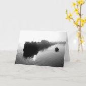 ブリディントンのヘイジー・サウス・ピア カード (黄色い花)