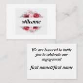 ブリデイパーティー ノートカード (正面/裏面)