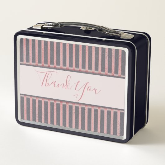 ブリデシュパーソナライズされたメイド提案箱スチームパンク メタルランチボックス (裏面)