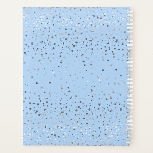 ブリデスカスタムウェディングプランナーノートブックアクアブルー プランナー手帳 (裏面)