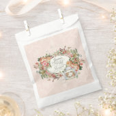 ブリデスネームブライダルシャワー赤面バラティーパーティー フェイバーバッグ (クリップ留めされた状態)