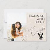 ブリデスハッピーエンド婚約 案内状 (正面)