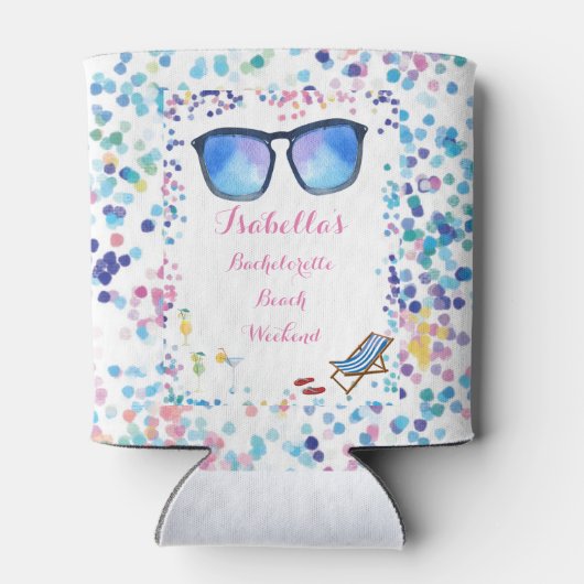 ブリデスバチェロレッテウィークエンドビーチパーティー 缶クーラー (裏面)